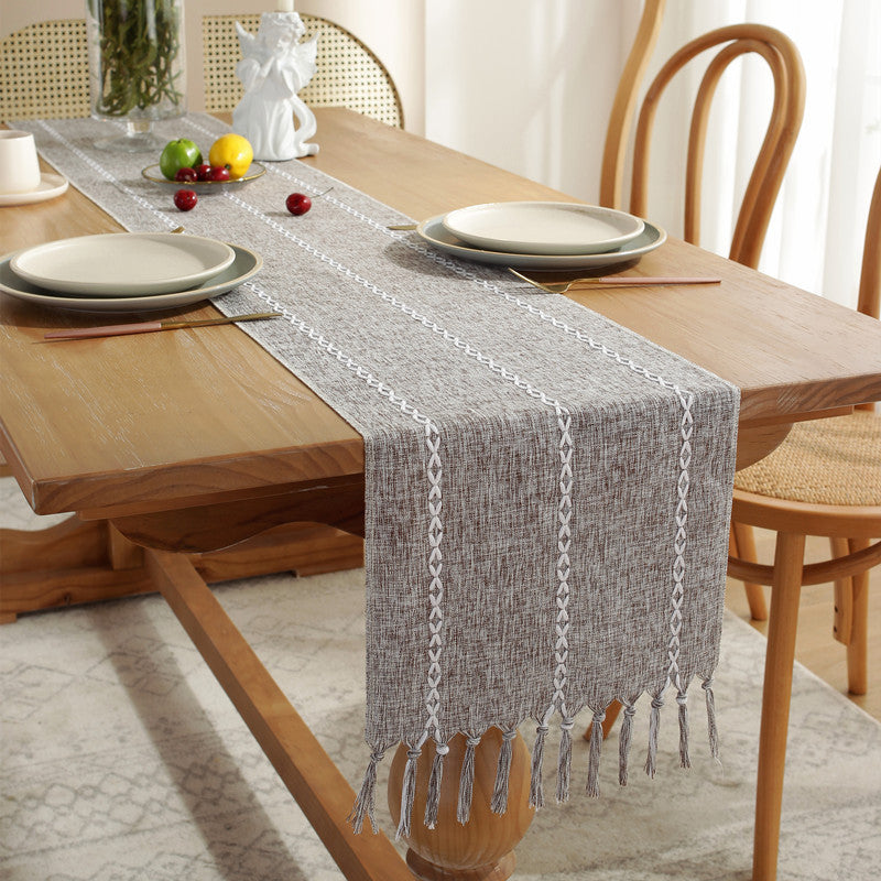 Rustic Woven Table Runner