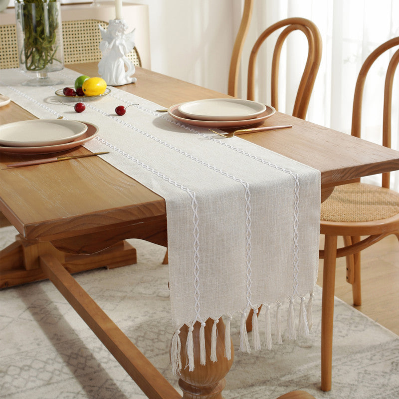 Rustic Woven Table Runner